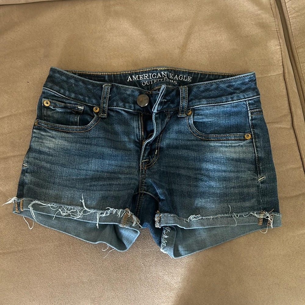 American eagle size 0 jean shorts